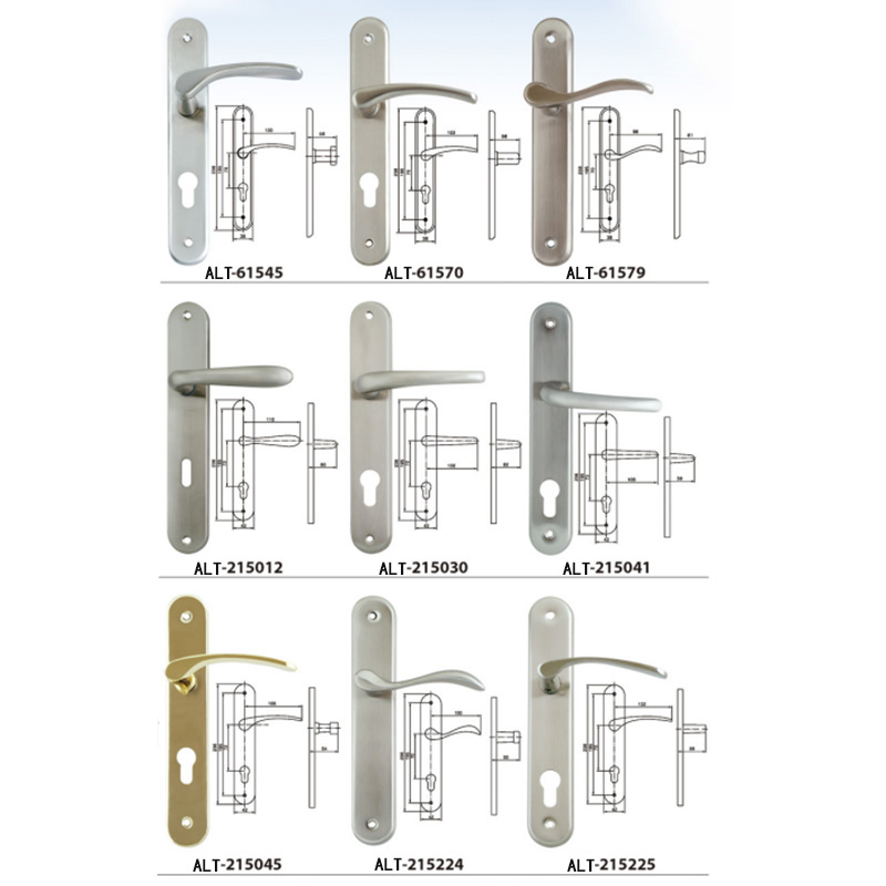 ALT002 ​​Mâner ușă cu panou de aluminiu